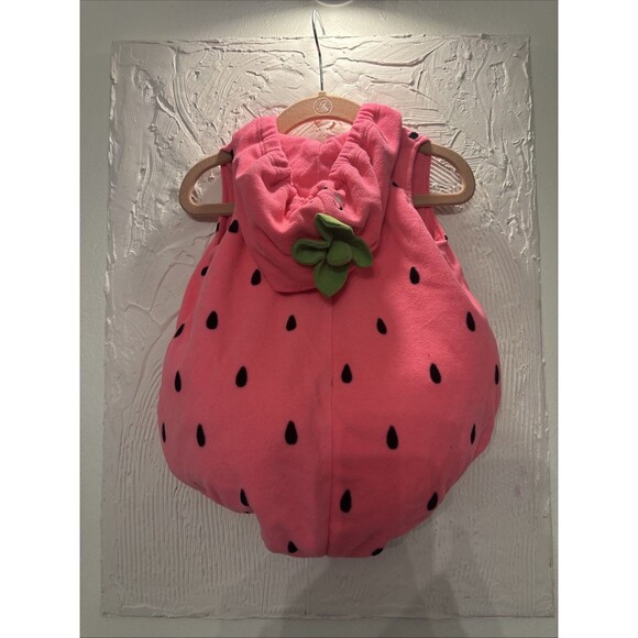 Carter’s Halloween Pink Strawberry Costume 2 Piece Size 12M - Picture 4 of 7